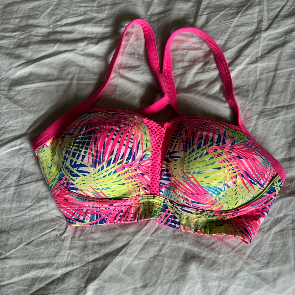 Neon Wired Sports Bra